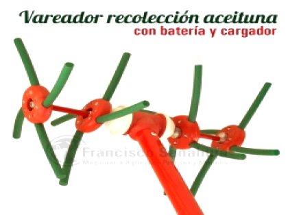 Vareador para recolección de aceituna (batería) - Francisco Sanahuja  Maquinaria